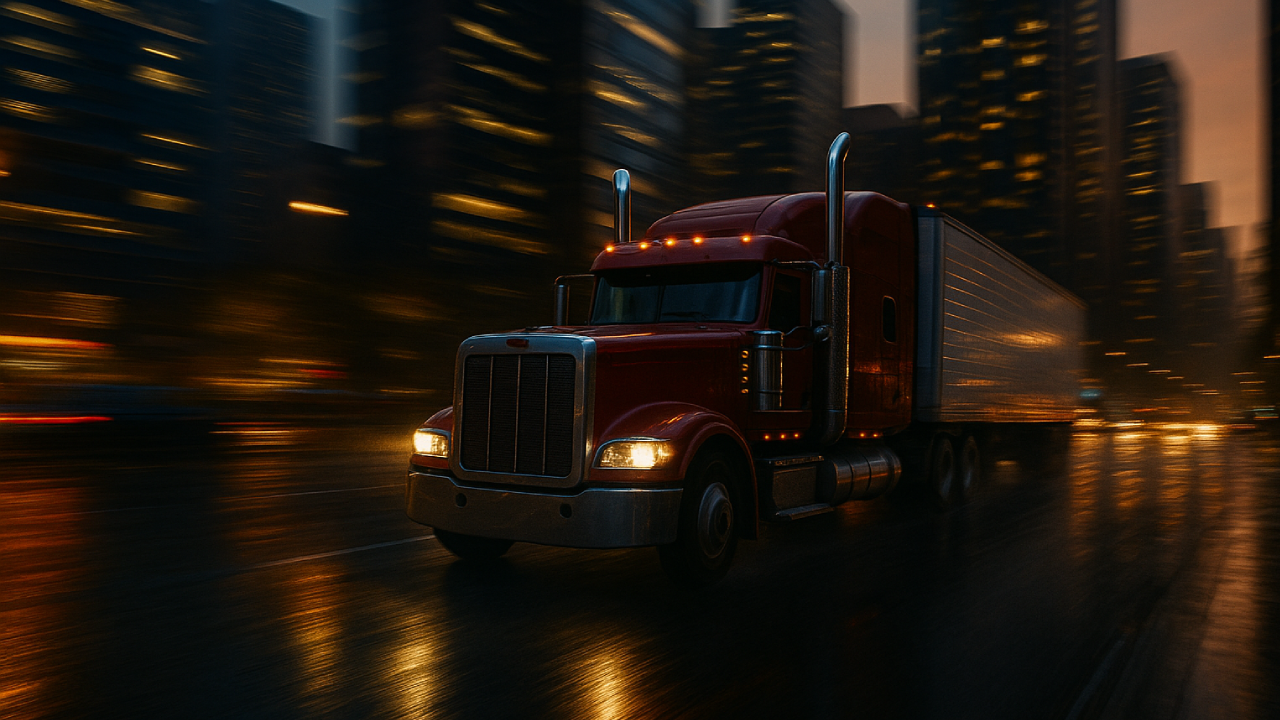 Speeding Truck