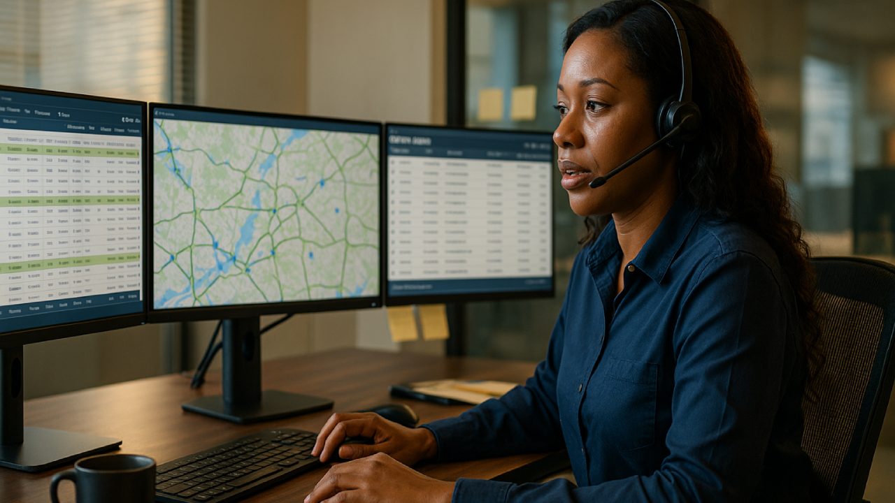 Truck dispatcher